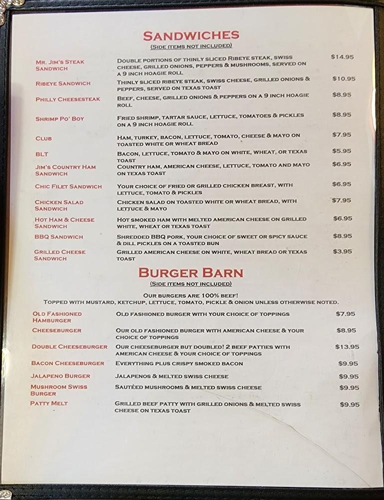 Justin's Place Restaurant Menu image 3