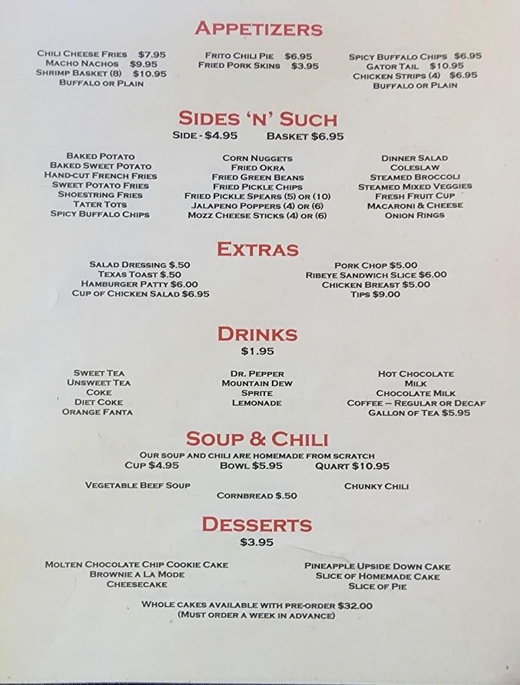 Justin's Place Restaurant Menu image 4